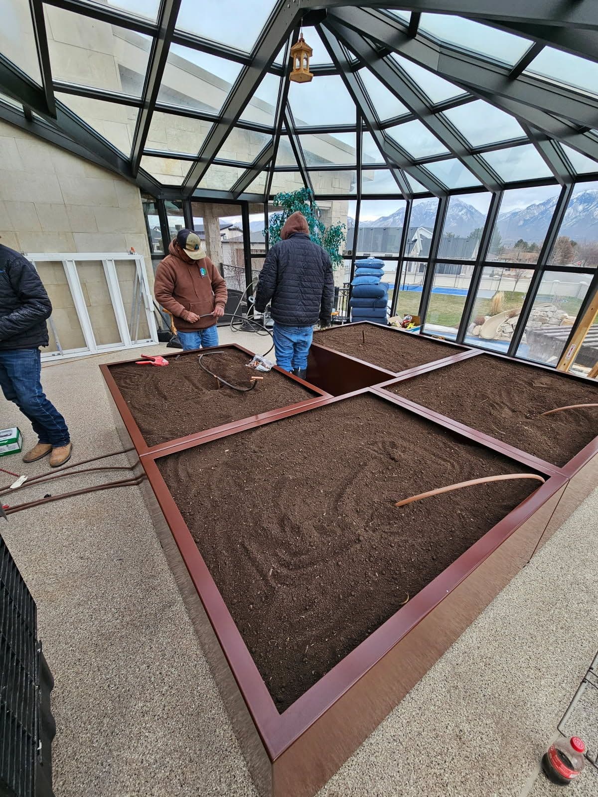 Custom Greenhouse Installation