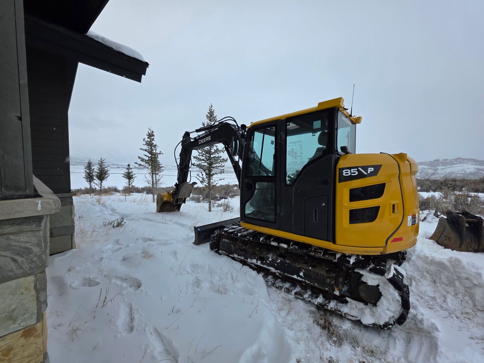 Excavation in Snowy Conditions image