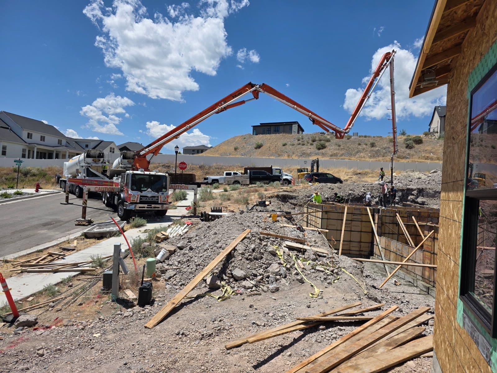 Project Pouring the Foundation on Lot 5 at Skyhaven image
