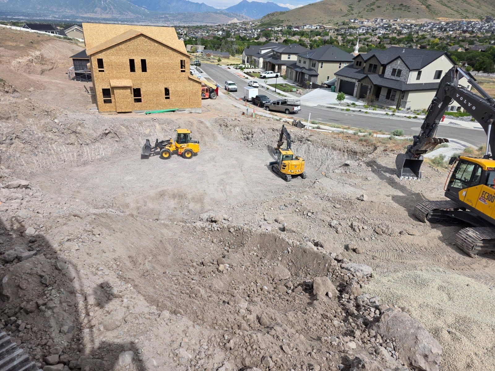 Gallery photos for Concrete Footing Prep Underway at Skyhaven Lot 5: Image #1